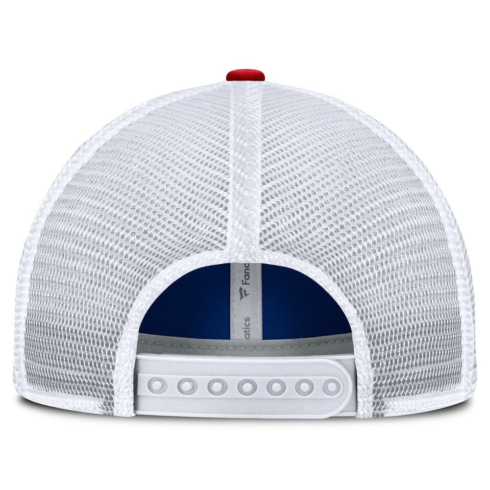 New York Giants Franchise Trucker Adjustable Hat - Royal/Red Hats