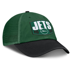 New York Jets Franchise Trucker Adjustable Hat - Green/Black Hats
