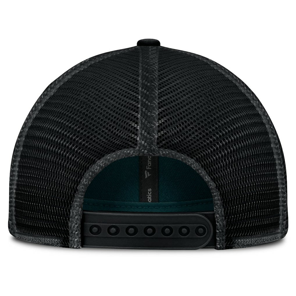 Philadelphia Eagles Franchise Trucker Adjustable Hat - Midnight Green/Black Hats