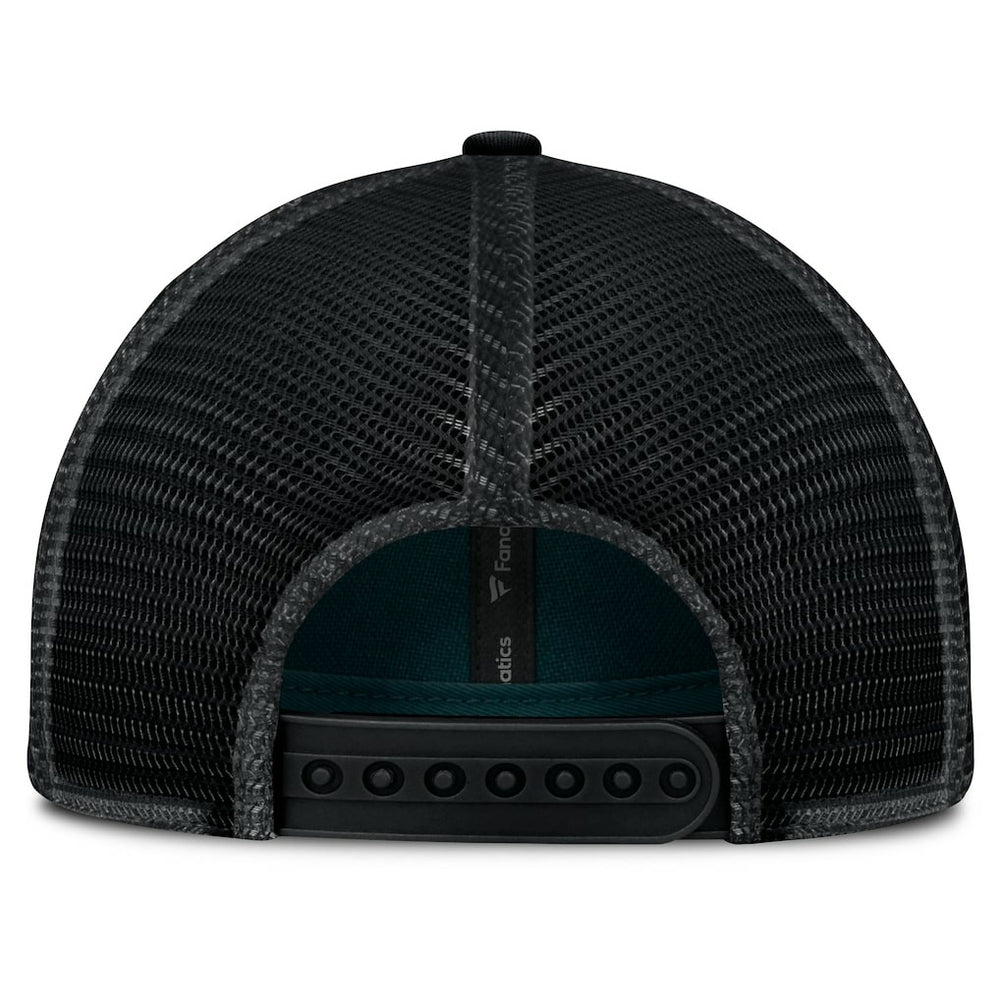 Philadelphia Eagles Franchise Trucker Adjustable Hat - Midnight Green/Black Hats