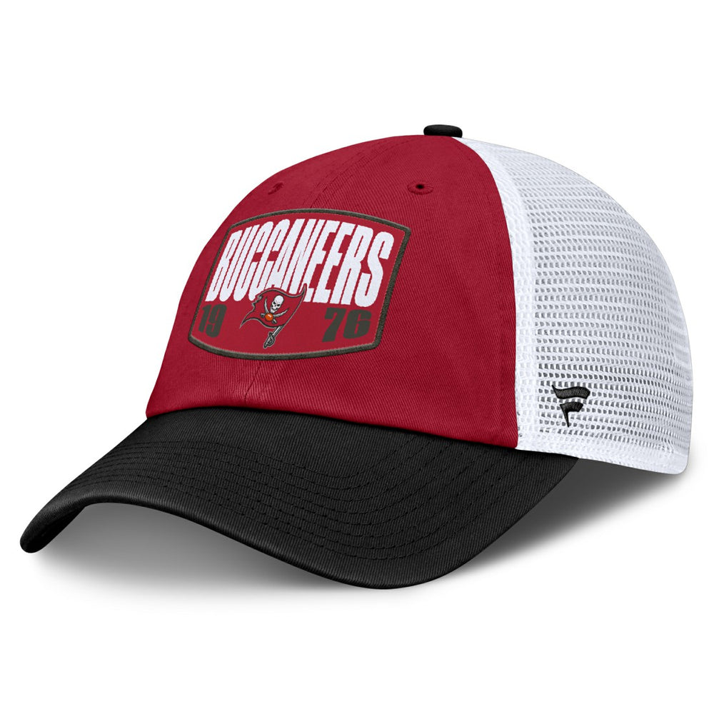 Tampa Bay Buccaneers Franchise Trucker Adjustable Hat - Red/Pewter Hats
