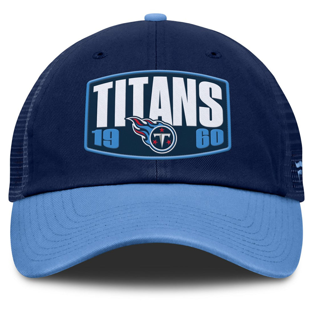 Tennessee Titans Franchise Trucker Adjustable Hat - Navy/Light Blue Hats