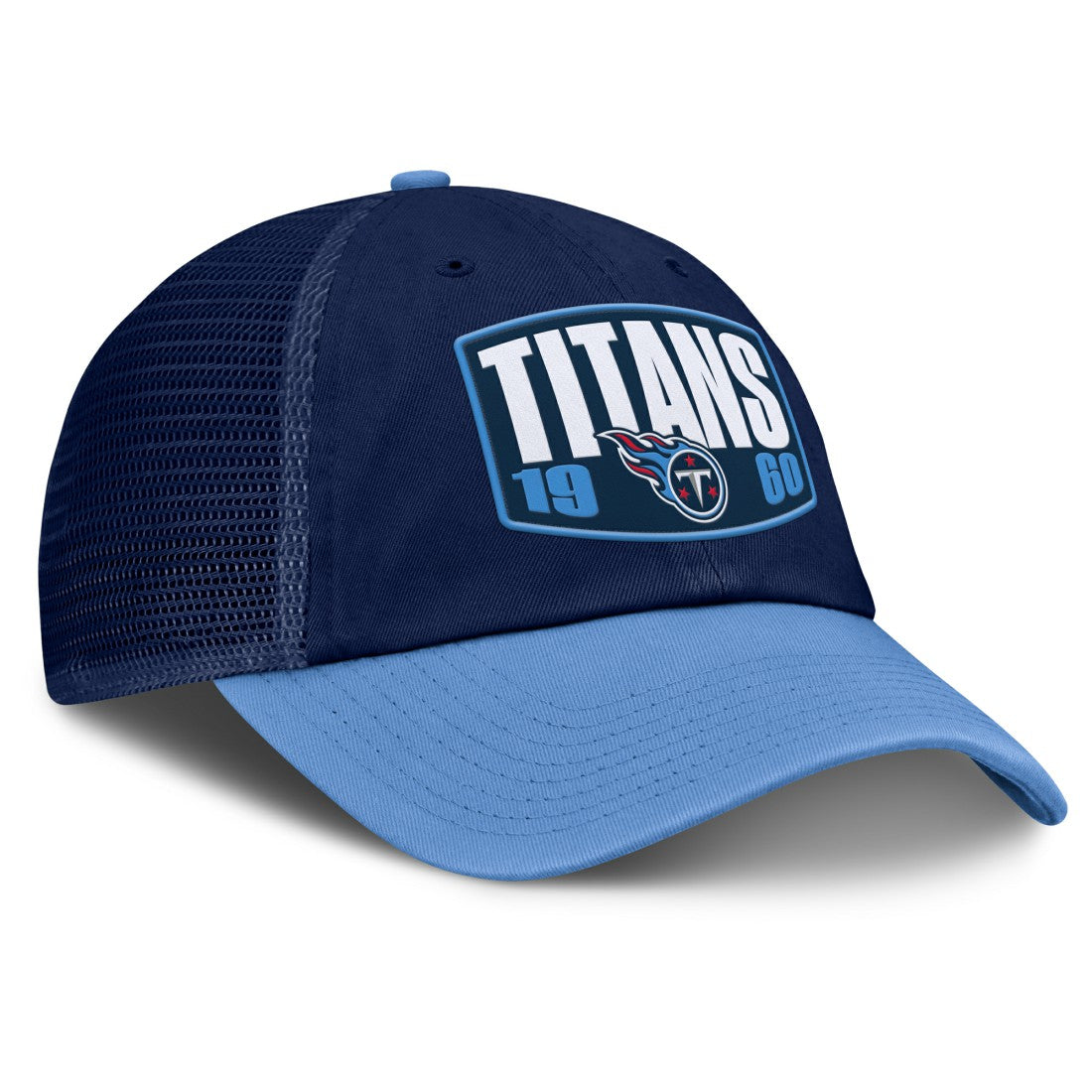 Tennessee Titans Franchise Trucker Adjustable Hat - Navy/Light Blue Hats