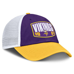 Minnesota Vikings Franchise Trucker Adjustable Hat - Purple/Gold Hats