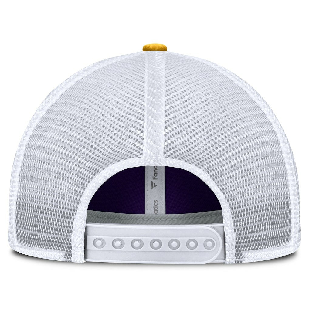 Minnesota Vikings Franchise Trucker Adjustable Hat - Purple/Gold Hats