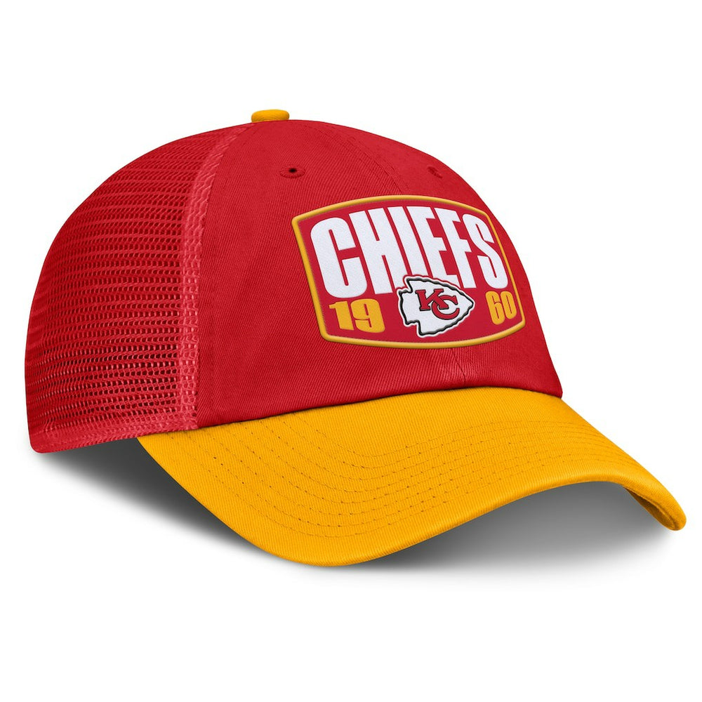 Kansas City Chiefs Franchise Trucker Adjustable Hat - Red/Gold Hats