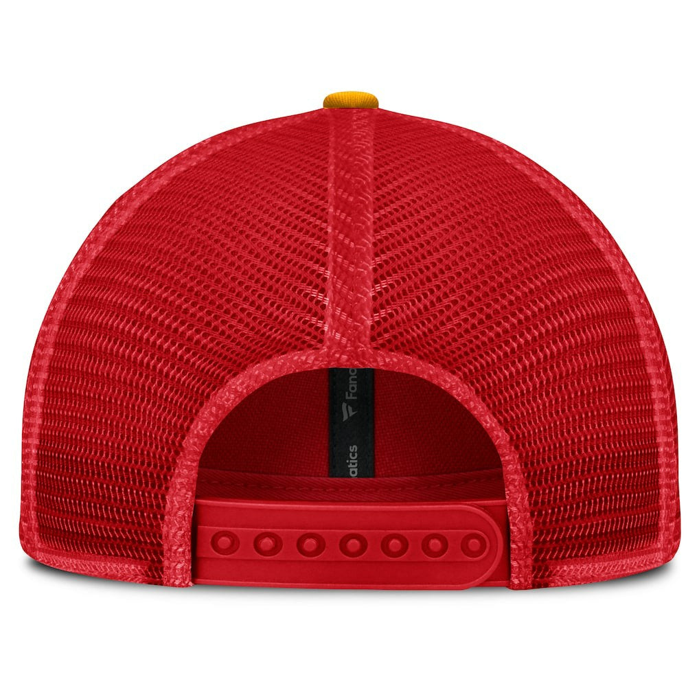 Kansas City Chiefs Franchise Trucker Adjustable Hat - Red/Gold Hats