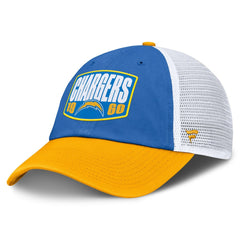 Los Angeles Chargers Franchise Trucker Adjustable Hat - Powder Blue/Gold Hats