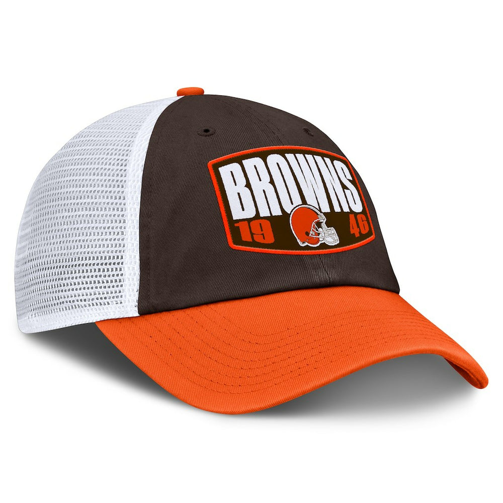 Cleveland Browns Franchise Trucker Adjustable Hat - Brown/Orange Hats