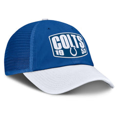 Indianapolis Colts Franchise Trucker Adjustable Hat - Royal/White Hats