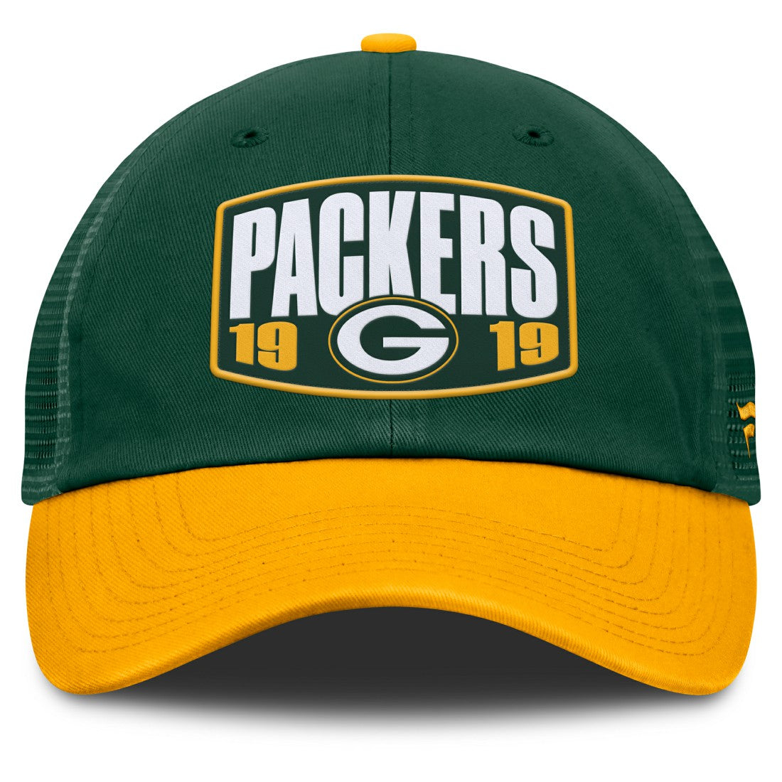 Green Bay Packers Franchise Trucker Adjustable Hat - Green/Gold Hats