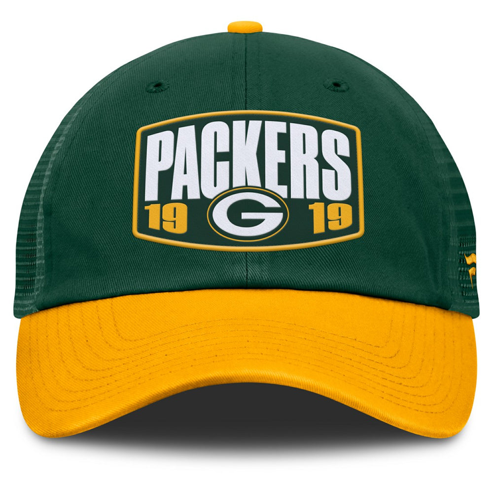 Green Bay Packers Franchise Trucker Adjustable Hat - Green/Gold Hats