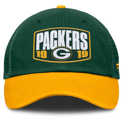 Green Bay Packers Franchise Trucker Adjustable Hat - Green/Gold Hats