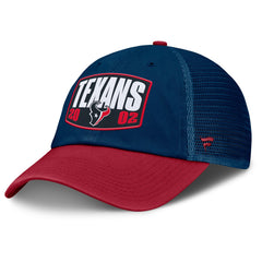 Houston Texans Franchise Trucker Adjustable Hat - Navy/Red Hats