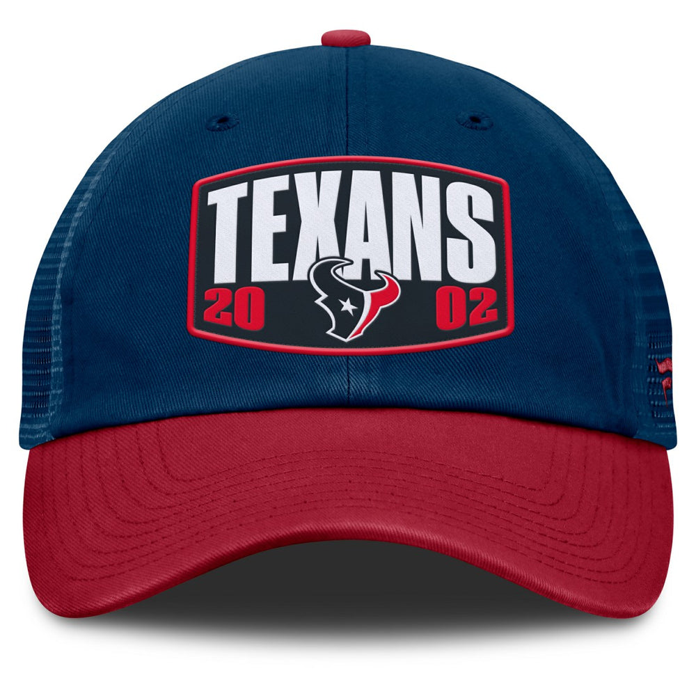 Houston Texans Franchise Trucker Adjustable Hat - Navy/Red Hats