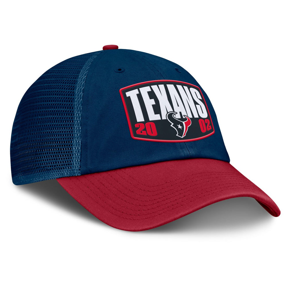 Houston Texans Franchise Trucker Adjustable Hat - Navy/Red Hats