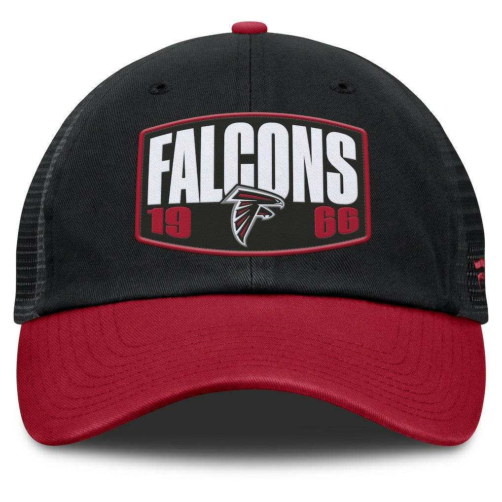 Atlanta Falcons Franchise Trucker Adjustable Hat - Black/Red Hats