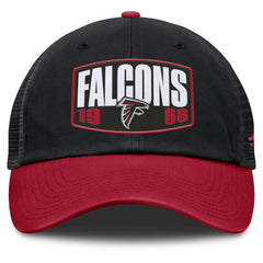 Atlanta Falcons Franchise Trucker Adjustable Hat - Black/Red Hats