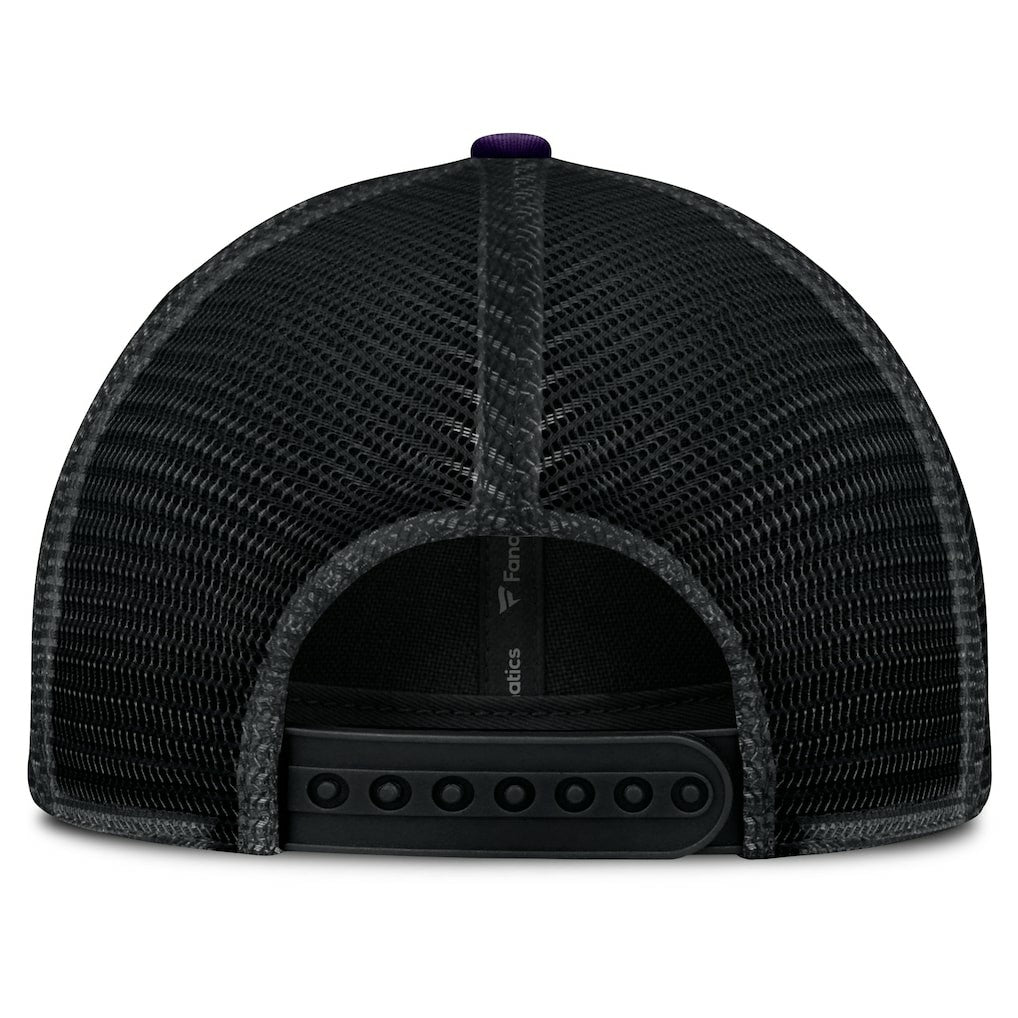 Baltimore Ravens Franchise Trucker Adjustable Hat - Black/Purple Hats