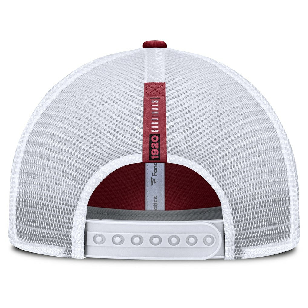 Arizona Cardinals Reverse Trucker Adjustable Hat - Cardinal/White Hats