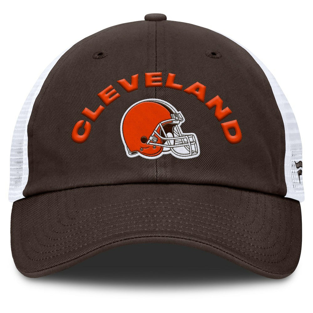 Cleveland Browns Reverse Trucker Adjustable Hat - Brown/White Hats