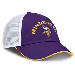 Minnesota Vikings Reverse Trucker Adjustable Hat - Purple/White Hats