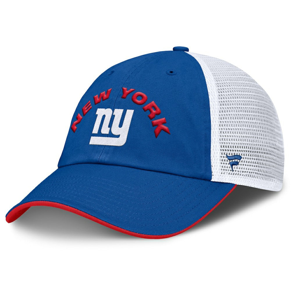 New York Giants Reverse Trucker Adjustable Hat - Royal/White Hats