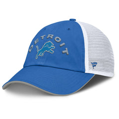 Detroit Lions Reverse Trucker Adjustable Hat - Blue/White Hats