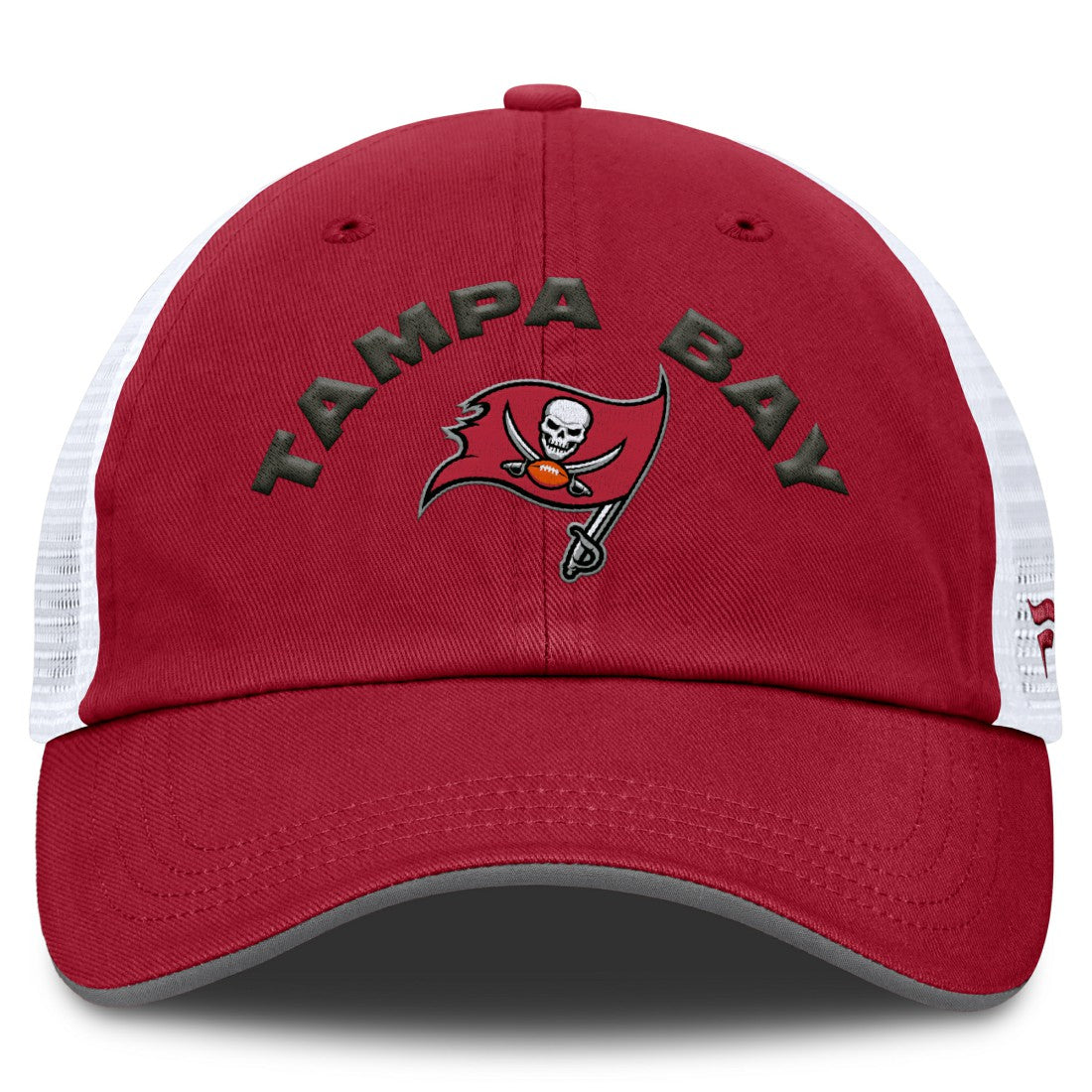 Tampa Bay Buccaneers Reverse Trucker Adjustable Hat - Red/White Hats