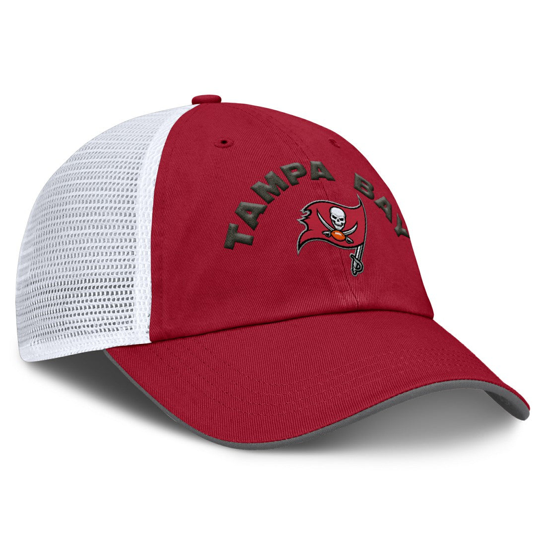 Tampa Bay Buccaneers Reverse Trucker Adjustable Hat - Red/White Hats