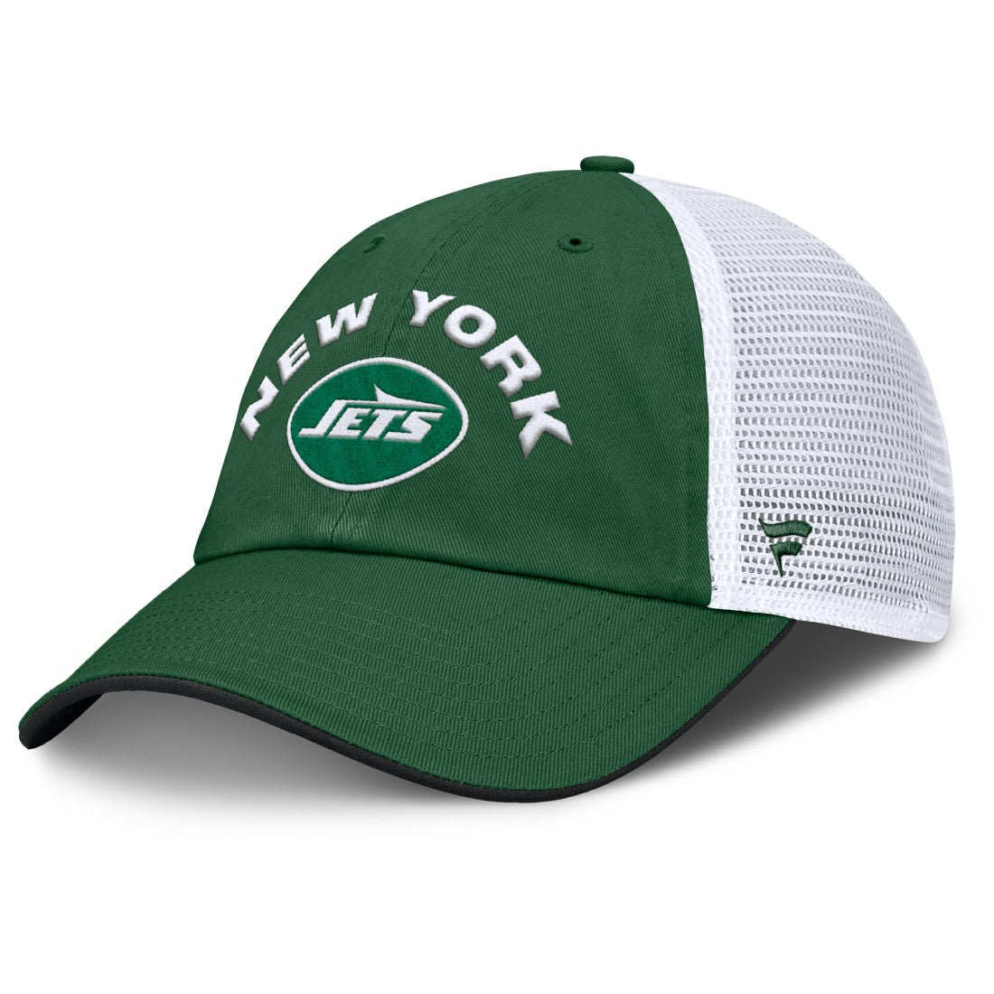 New York Jets Reverse Trucker Adjustable Hat - Green/White Hats