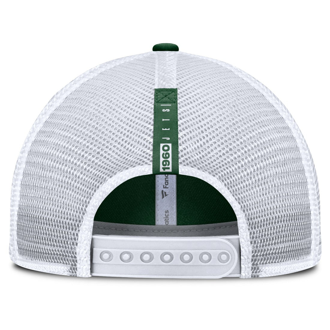 New York Jets Reverse Trucker Adjustable Hat - Green/White Hats