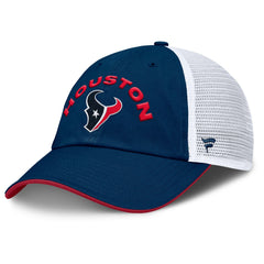 Houston Texans Reverse Trucker Adjustable Hat - Navy/White Hats