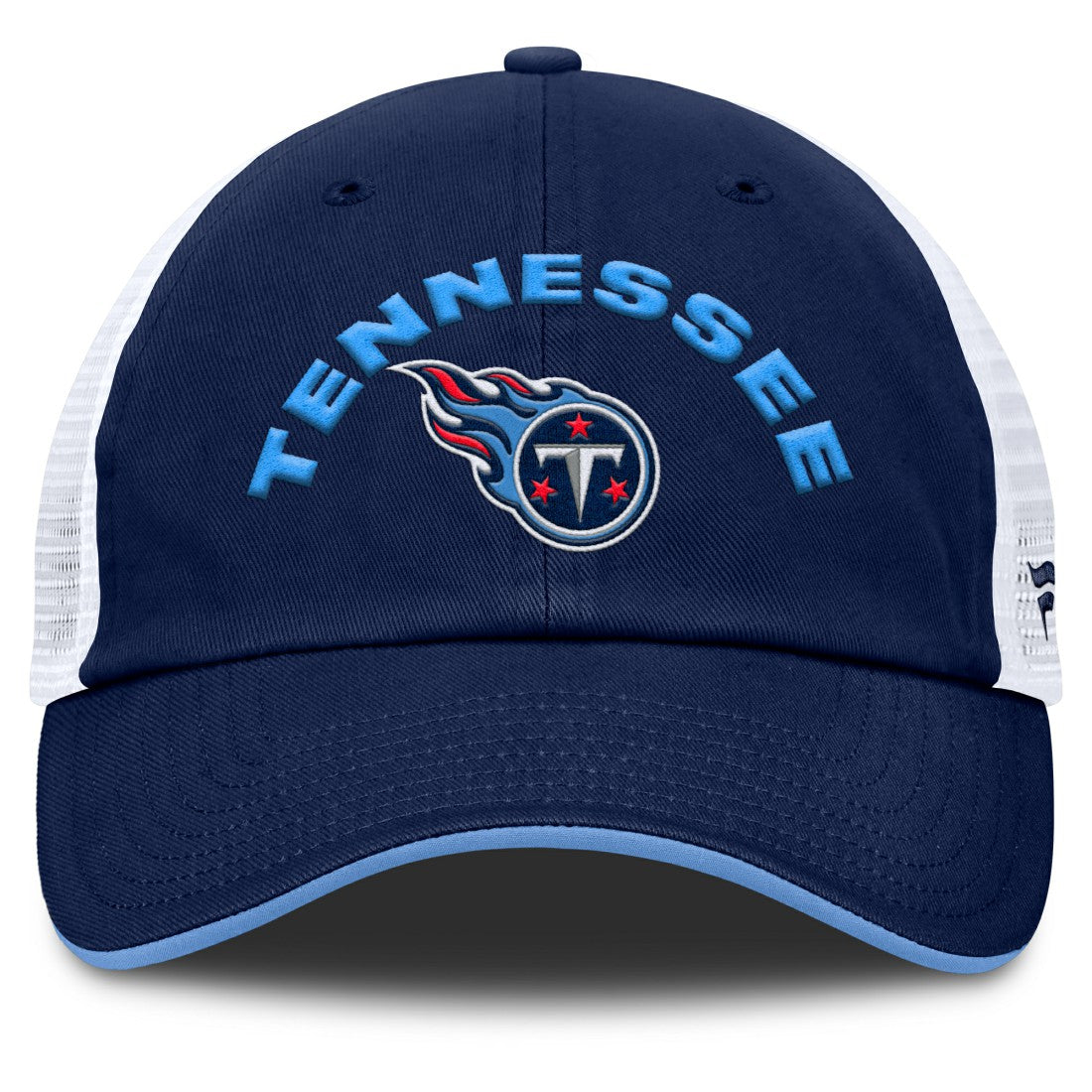 Tennessee Titans Reverse Trucker Adjustable Hat - Navy/White Hats