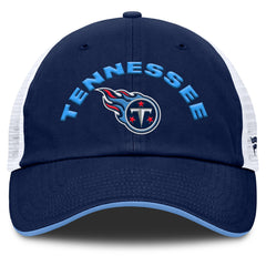Tennessee Titans Reverse Trucker Adjustable Hat - Navy/White Hats