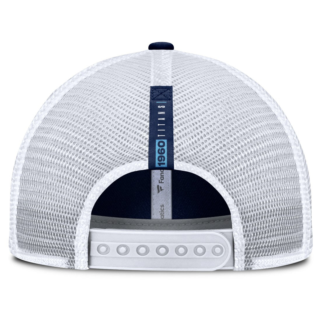 Tennessee Titans Reverse Trucker Adjustable Hat - Navy/White Hats