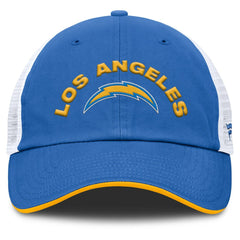 Los Angeles Chargers Reverse Trucker Adjustable Hat - Powder Blue/White Hats