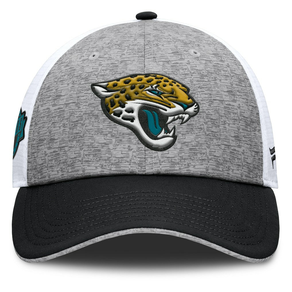 Jacksonville Jaguars Option Trucker Adjustable Hat - Gray/Black Hats