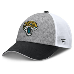 Jacksonville Jaguars Option Trucker Adjustable Hat - Gray/Black Hats