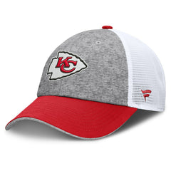 Kansas City Chiefs Option Trucker Adjustable Hat - Gray/Red Hats