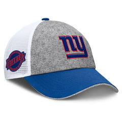 New York Giants Option Trucker Adjustable Hat - Gray/Royal Hats