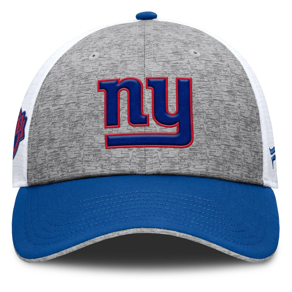 New York Giants Option Trucker Adjustable Hat - Gray/Royal Hats