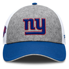 New York Giants Option Trucker Adjustable Hat - Gray/Royal Hats