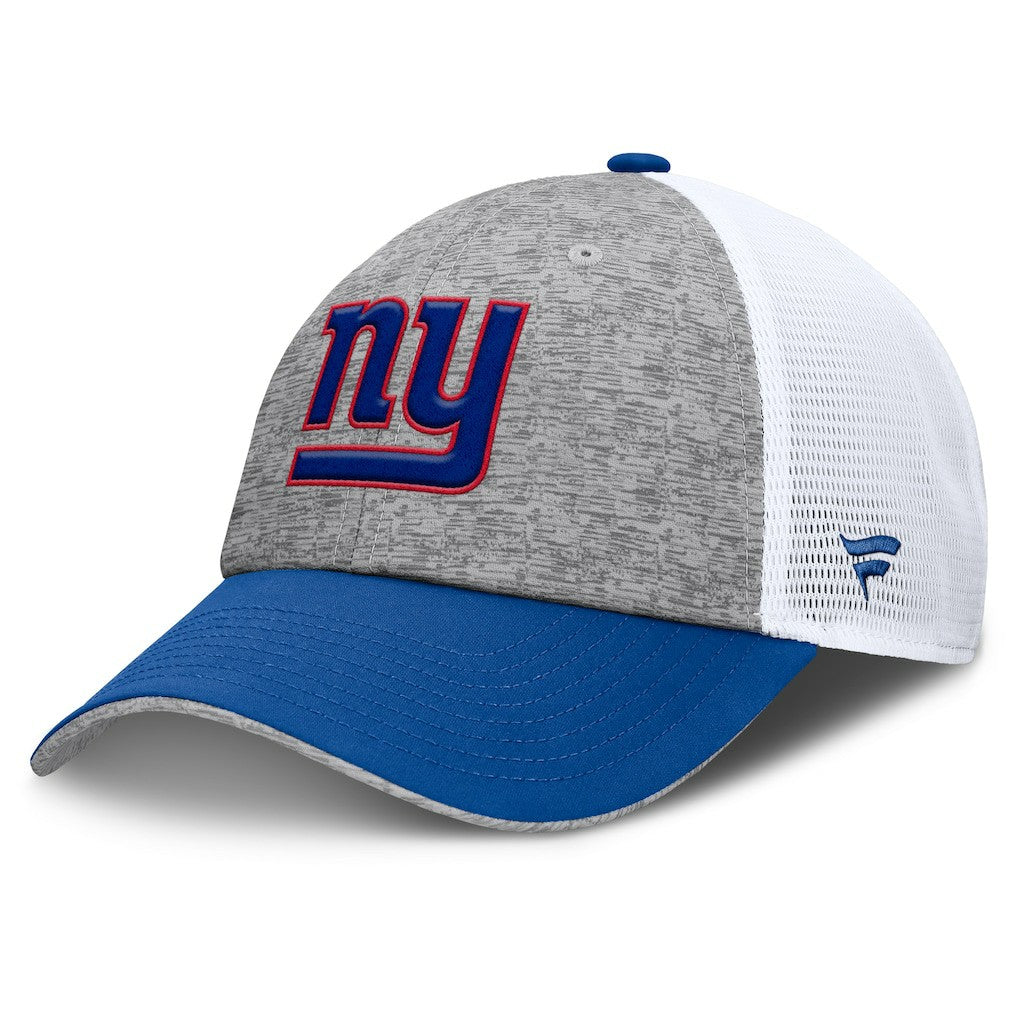 New York Giants Option Trucker Adjustable Hat - Gray/Royal Hats