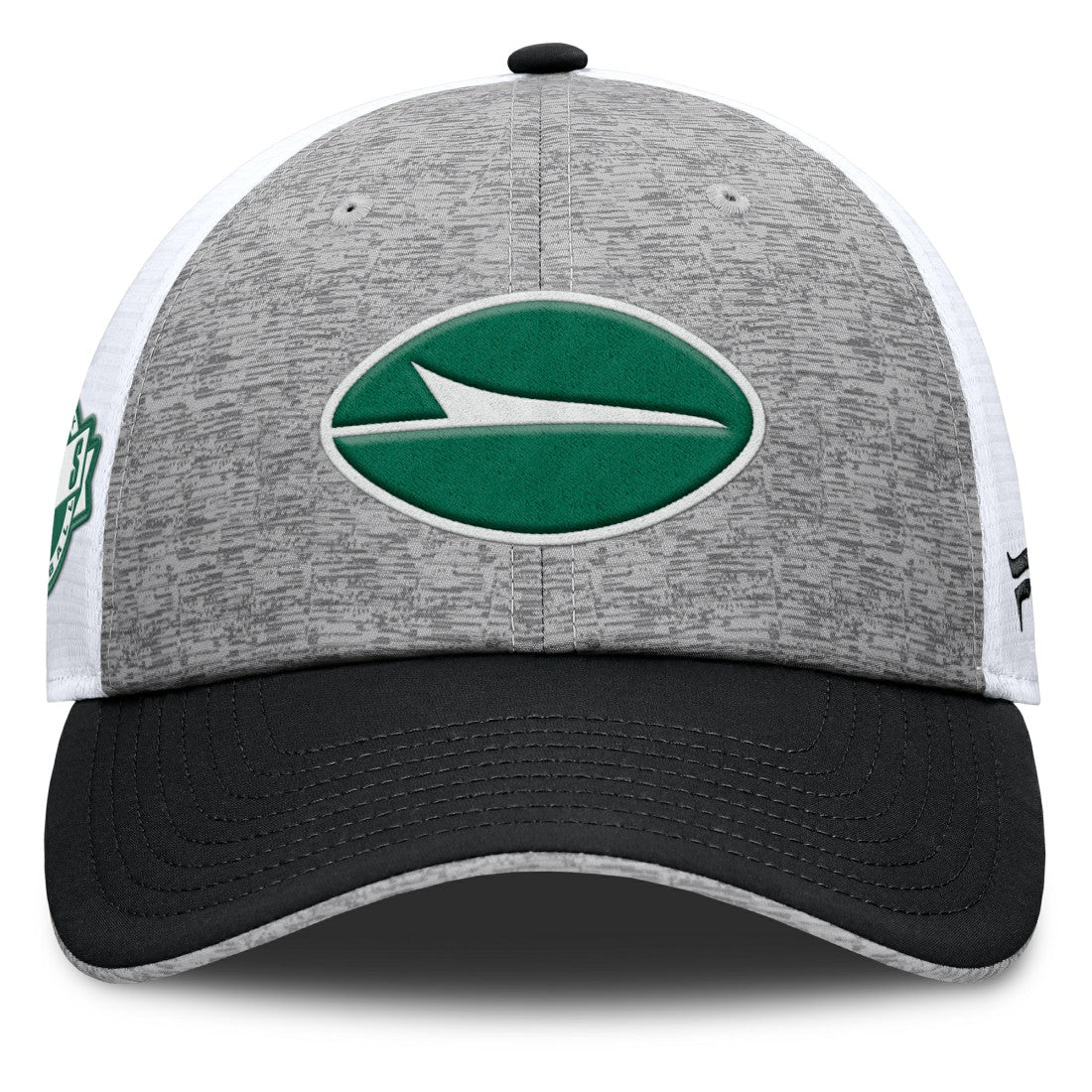 New York Jets Option Trucker Adjustable Hat - Gray/Black Hats