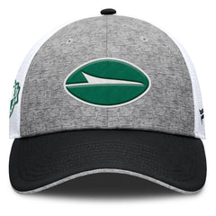 New York Jets Option Trucker Adjustable Hat - Gray/Black Hats