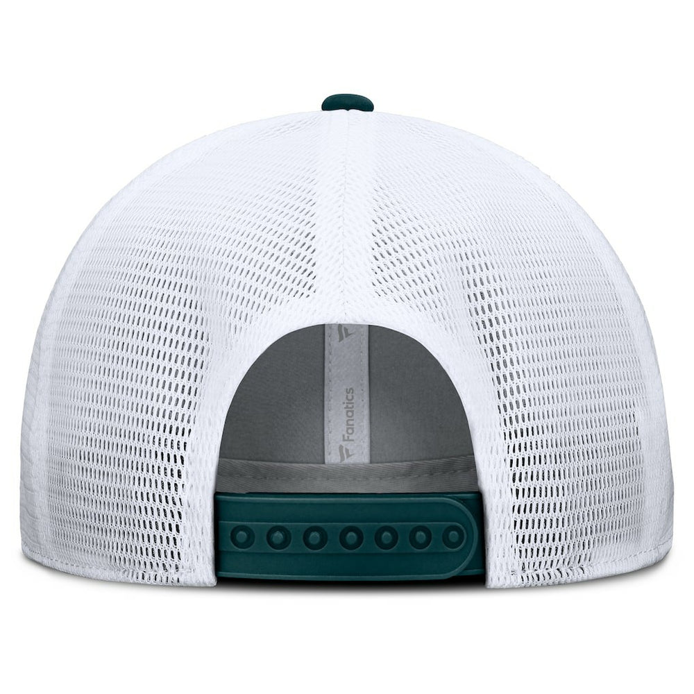 Philadelphia Eagles Option Trucker Adjustable Hat - Gray/Green Hats