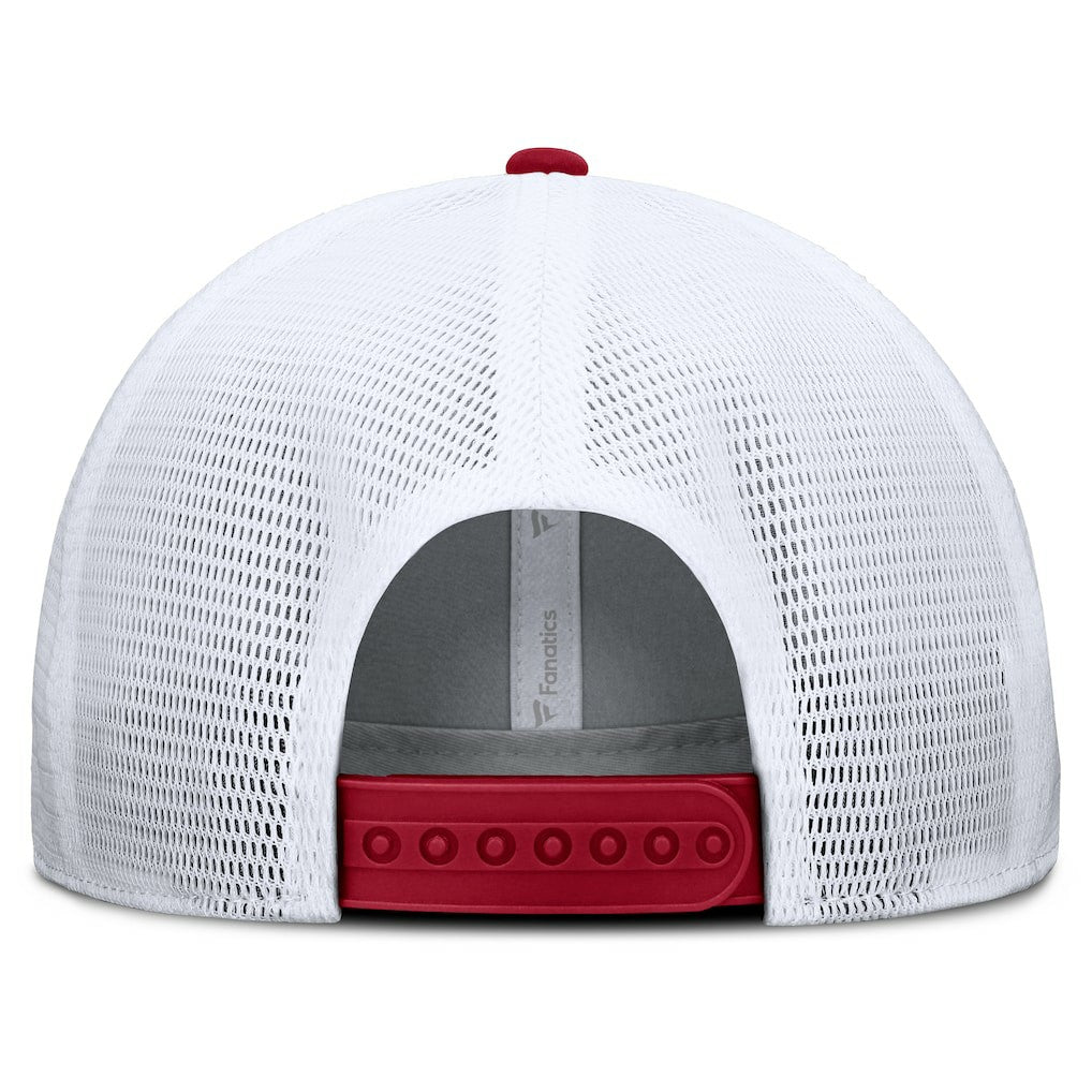 San Francisco 49ers Option Trucker Adjustable Hat - Gray/Scarlet Hats