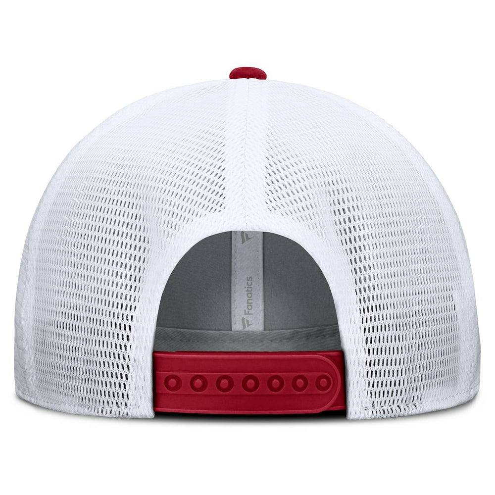 San Francisco 49ers Option Trucker Adjustable Hat - Gray/Scarlet Hats