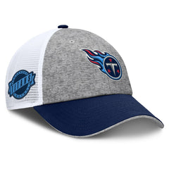 Tennessee Titans Option Trucker Adjustable Hat - Gray/Navy Hats